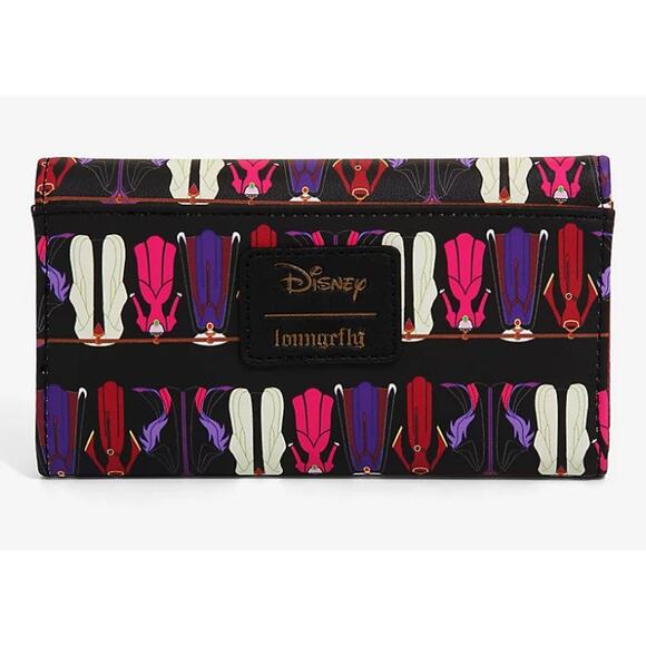 Loungefly Handbags - Loungefly Disney Villains Dresses Flap Wallet